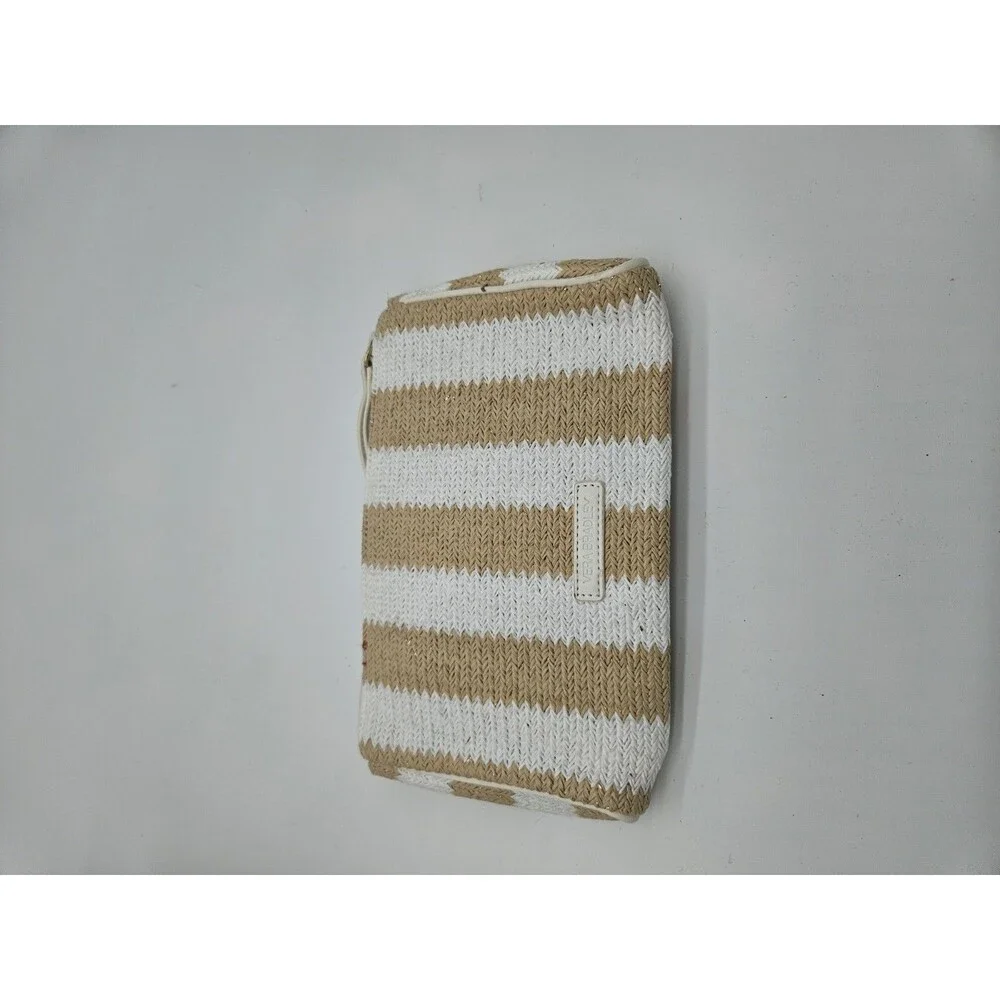 Vera Bradley Striped Wristlet - Natural Stripe